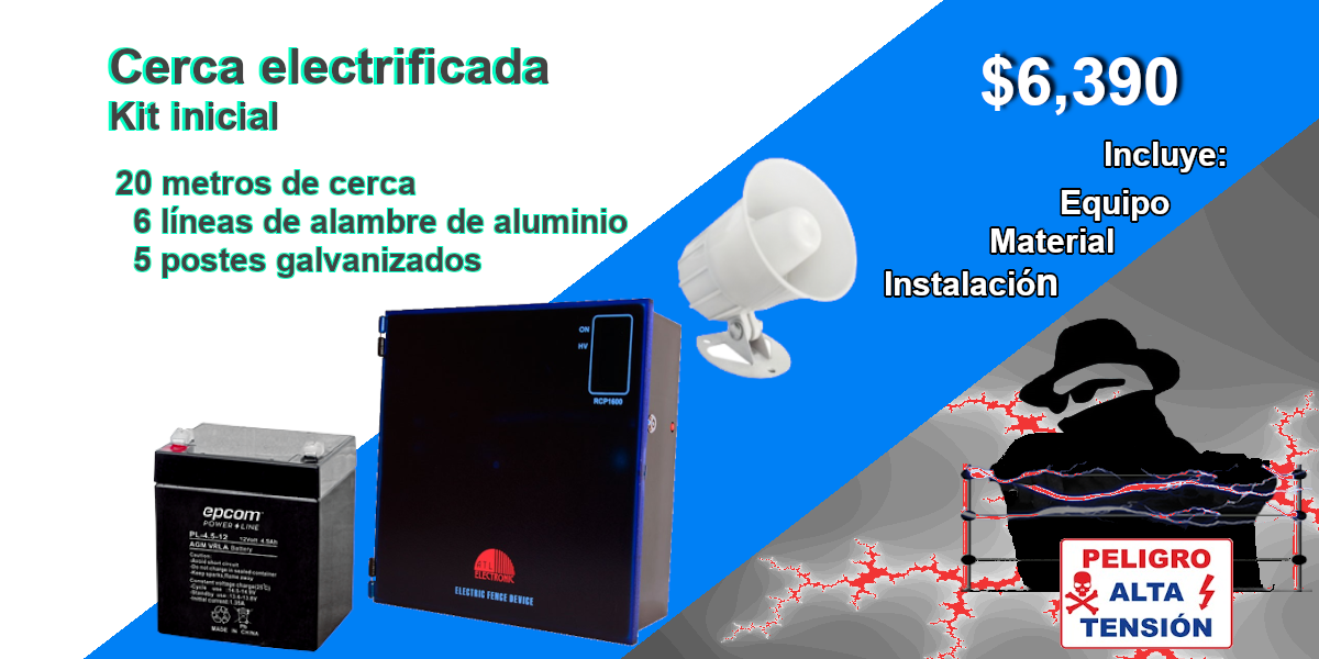 Kit ATL Cerca Electrificada sin control